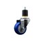 Service Caster 3'' SS Blue Poly Wheel Swivel 1-7/8'' Expanding Stem Caster SCC-SSEX20S314-PPUB-BLUE-178 - alternate 1